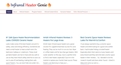 Desktop Screenshot of infraredheatergenie.com